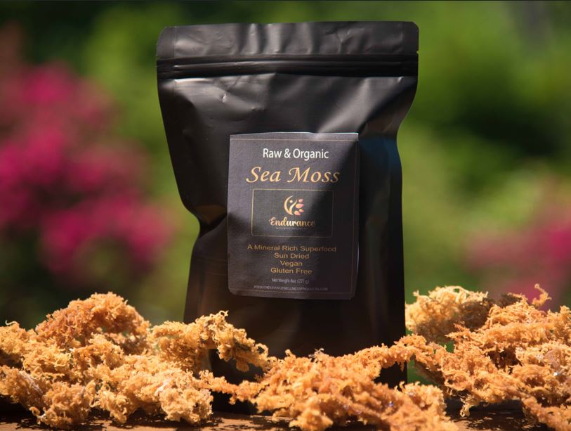 Black bag of Irish Sea Moss