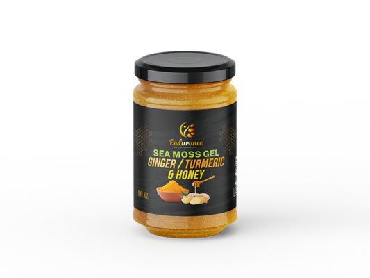 Ginger/Turmeric/Honey Sea Moss Gel - 8oz
